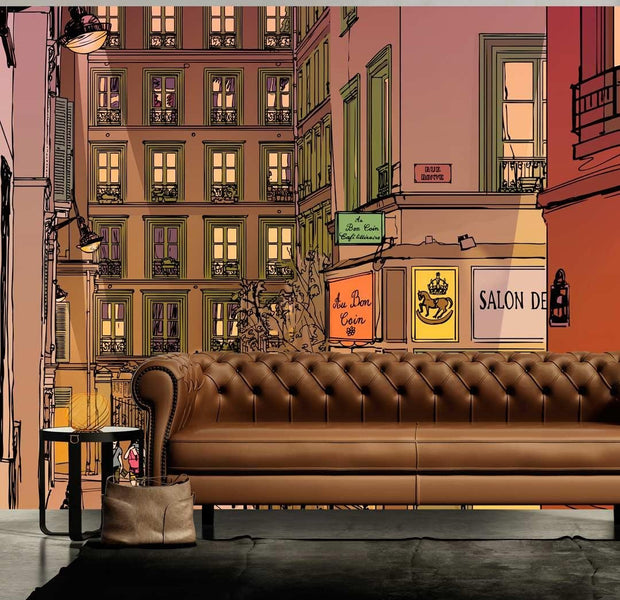 Wall mural - Supper in Paris-TipTopHomeDecor