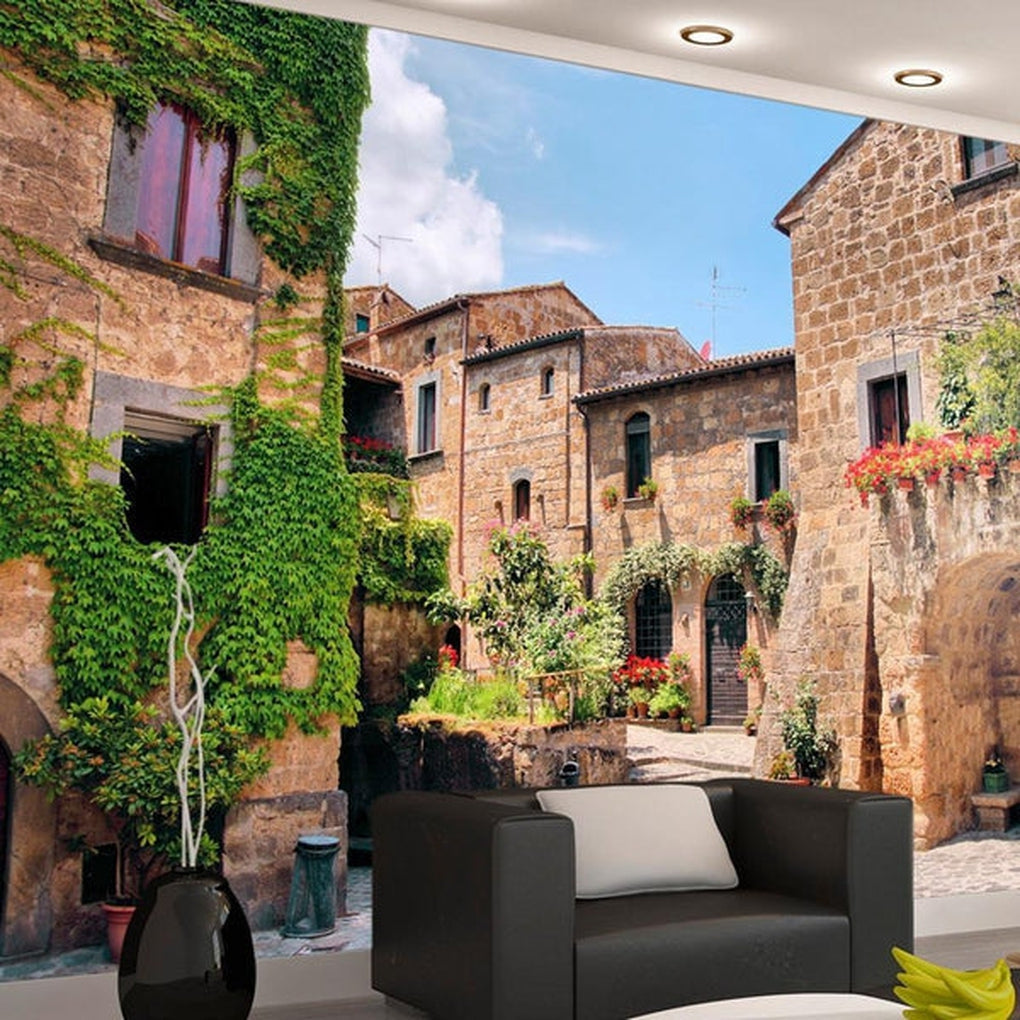 Wall mural - Tuscan alley-TipTopHomeDecor