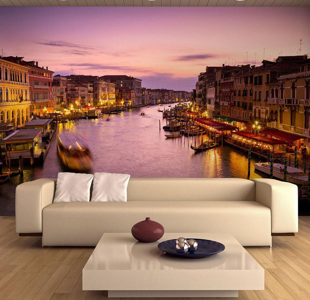 Wall mural - City of lovers, Venice by night-TipTopHomeDecor