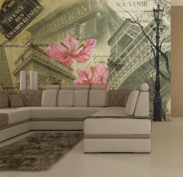 Wall mural - Bonjour Paris!-TipTopHomeDecor