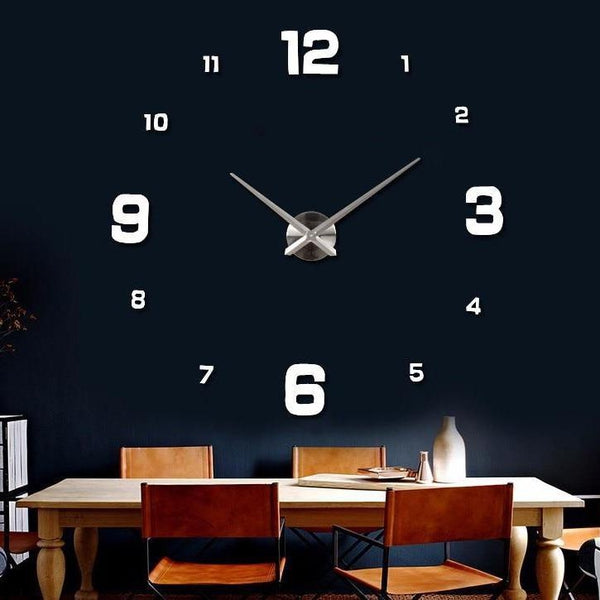 Elegant Modern 3D Wall Clock Decal-TipTopHomeDecor