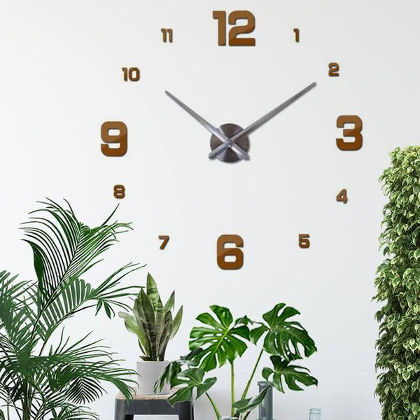 Elegant Modern 3D Wall Clock Decal-TipTopHomeDecor