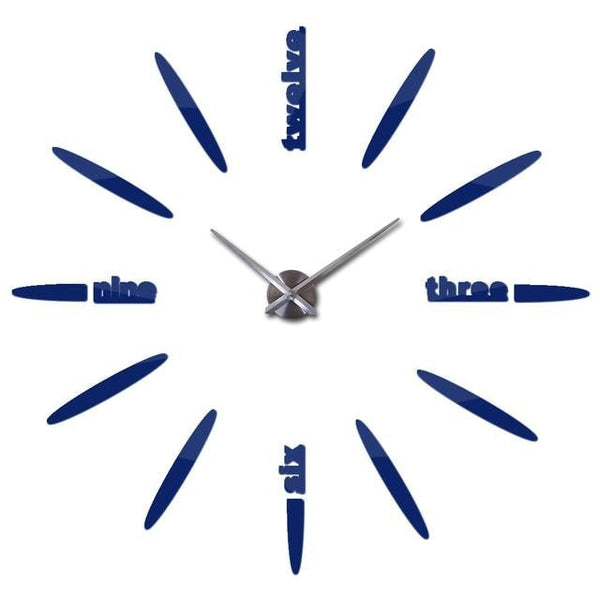 Eliptice Modern 3D Wall Clock Decal-TipTopHomeDecor