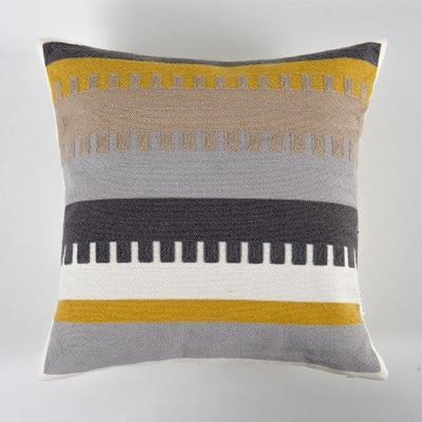 Yellow and Gray Pillow Coverabstract Pillow Casedecorative