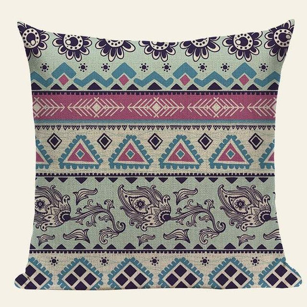 Bohemian Hippie Ethnic Soft Colors Cushion Covers-Tiptophomedecor-Interior-Design-Home-Decor