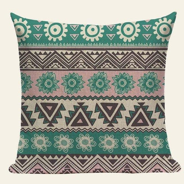 Bohemian Hippie Ethnic Soft Colors Cushion Covers-Tiptophomedecor-Interior-Design-Home-Decor