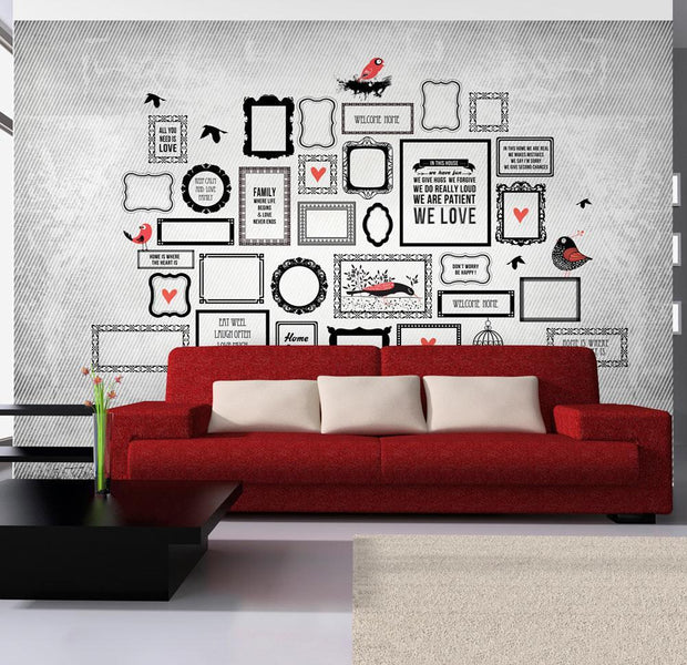 Wall mural - Family motto-TipTopHomeDecor