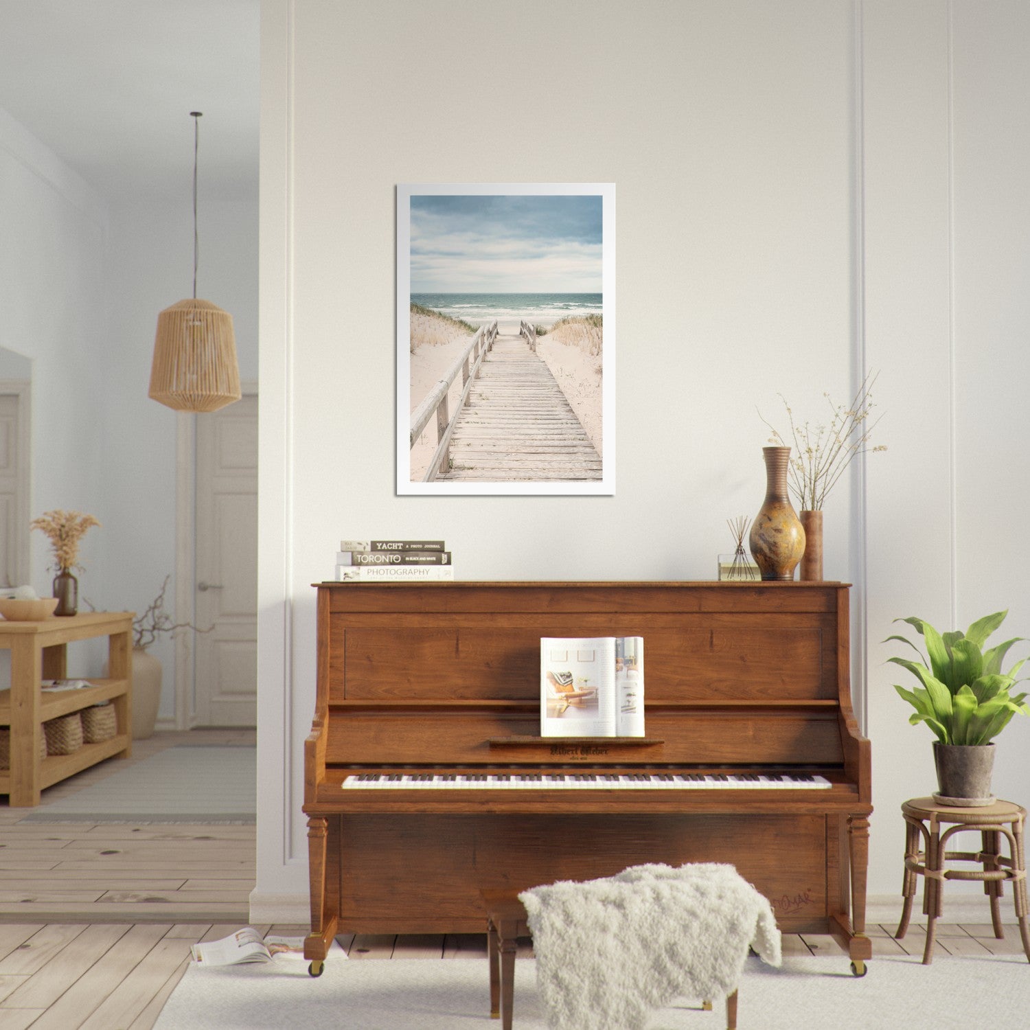 Entrance To The Beach Landscape Poster