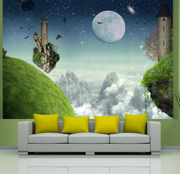 Wall mural - Flight over the mountains-TipTopHomeDecor