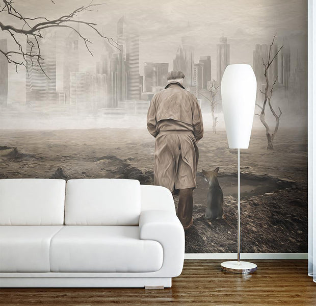 Wall mural - Ghost's city-TipTopHomeDecor