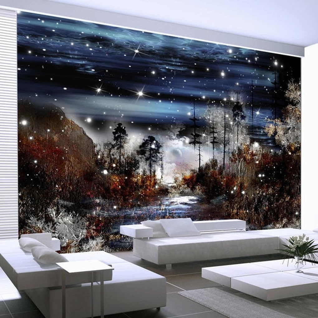 Wall mural - Night in the forest-TipTopHomeDecor