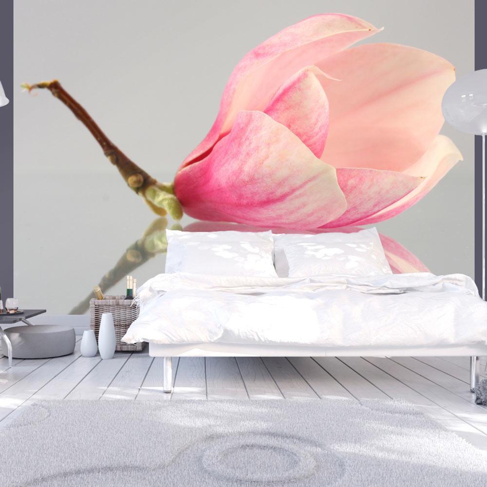 Wall mural - A lonely magnolia flower-TipTopHomeDecor