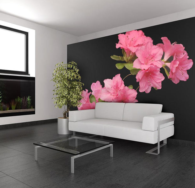 Wall mural - Azalea in Black-TipTopHomeDecor