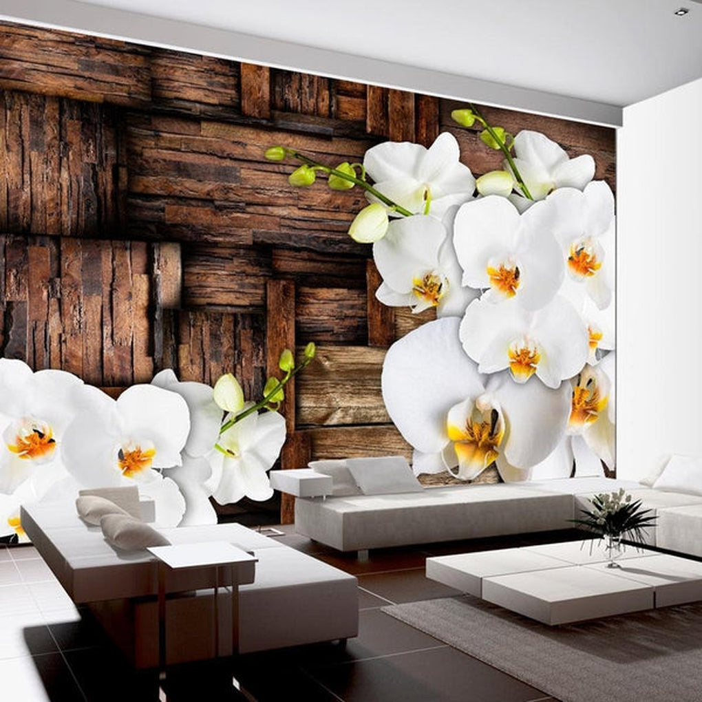 Wall mural - Blooming orchids-TipTopHomeDecor