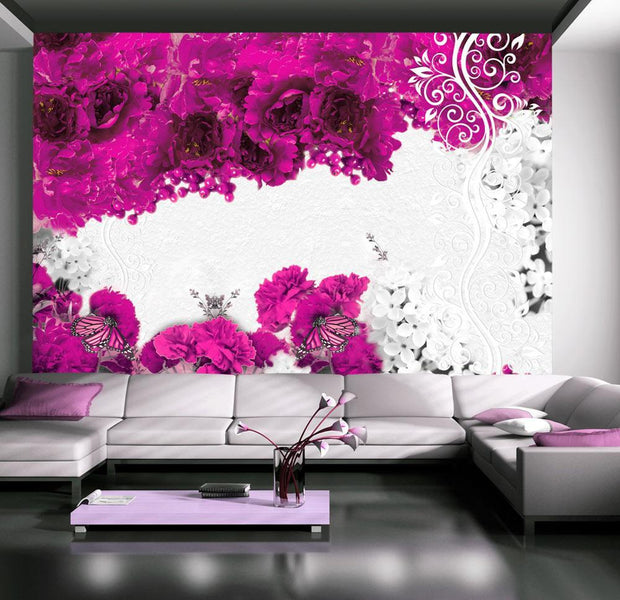 Wall mural - Colors of spring: fuchsia-TipTopHomeDecor
