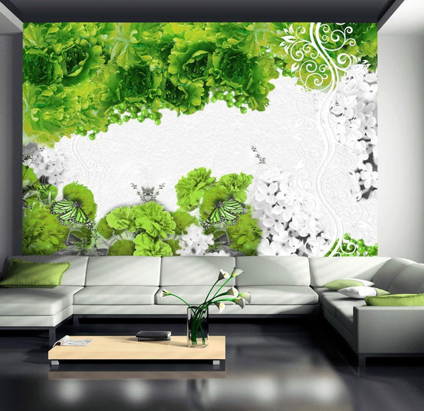 Wall mural - Colors of spring: green-TipTopHomeDecor