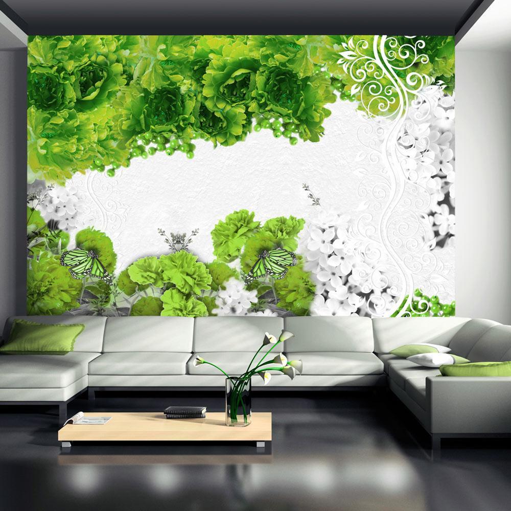 Wall mural - Colors of spring: green-TipTopHomeDecor