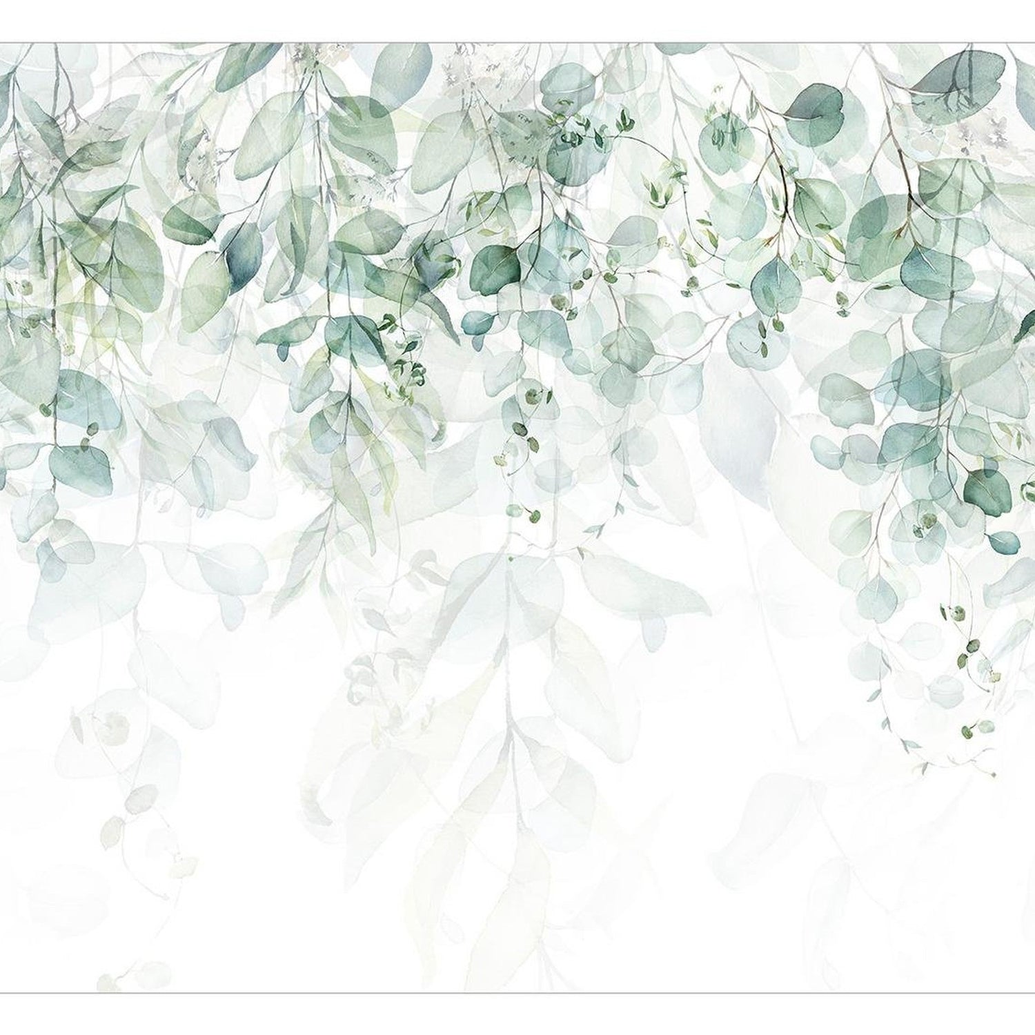 Floral Wall Mural - Gentle Touch Of Nature 01-Tiptophomedecor