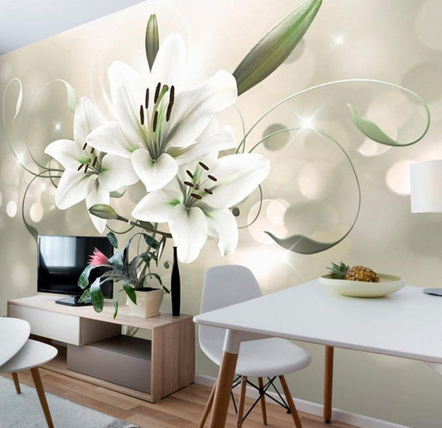 Wall mural - Lily - Flower of Masters-TipTopHomeDecor