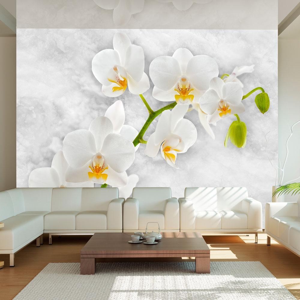 Wall mural - Lyrical orchid - White-TipTopHomeDecor