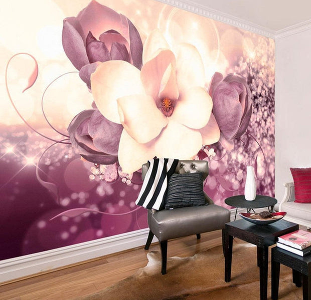Wall mural - Maroon Charm-TipTopHomeDecor