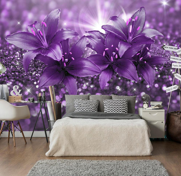 Wall mural - Masterpiece of Purple-TipTopHomeDecor