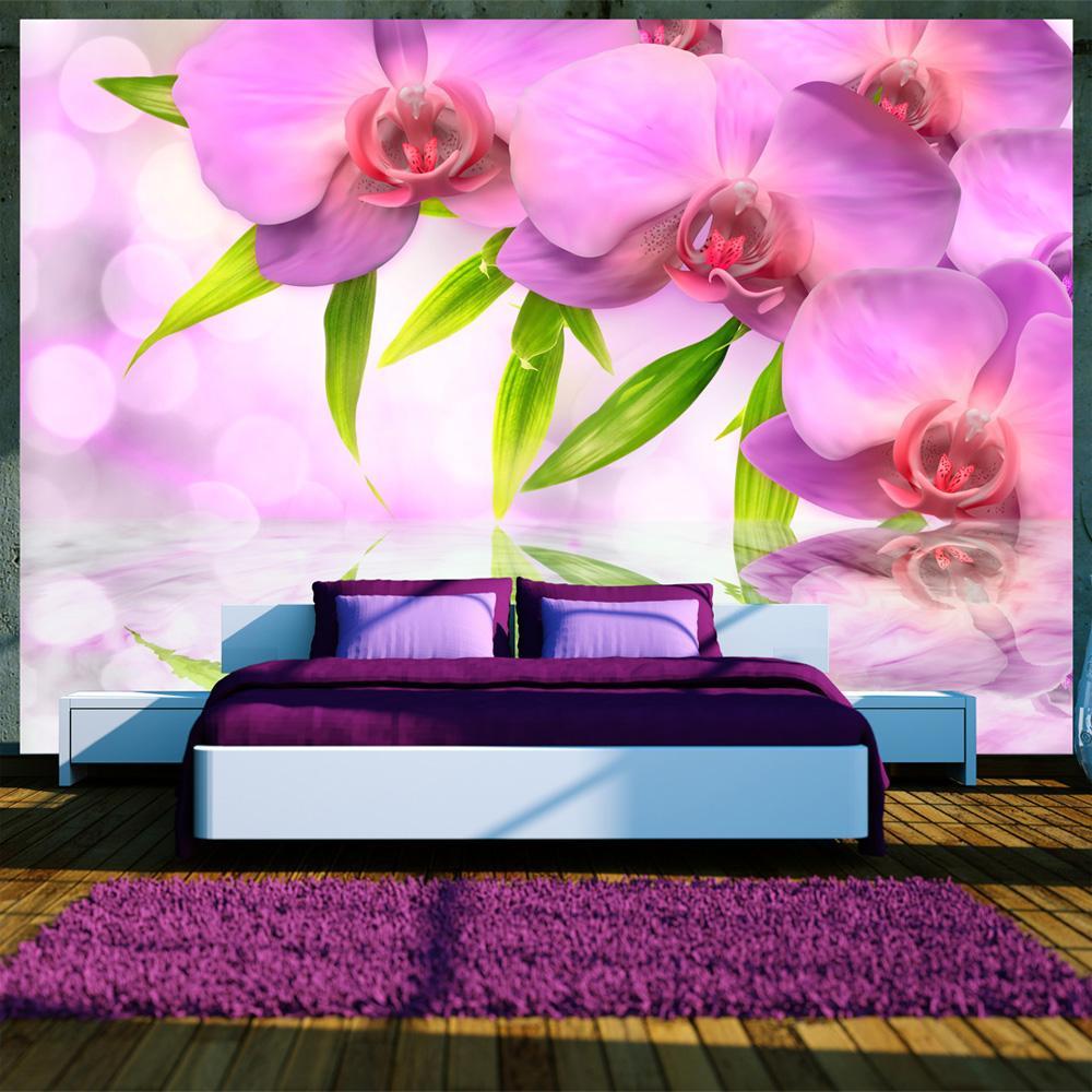 Wall mural - Orchids in lilac colour-TipTopHomeDecor