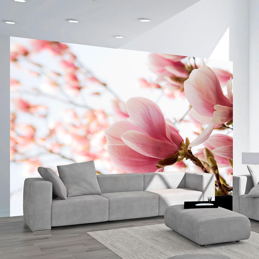 Wall mural - Pink magnolia-TipTopHomeDecor