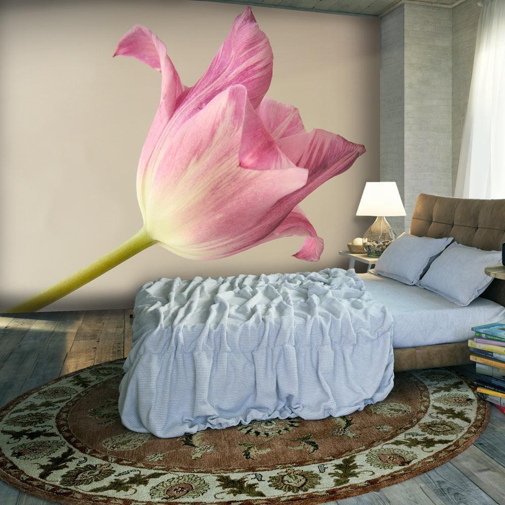 Wall mural - Pink tulip-TipTopHomeDecor