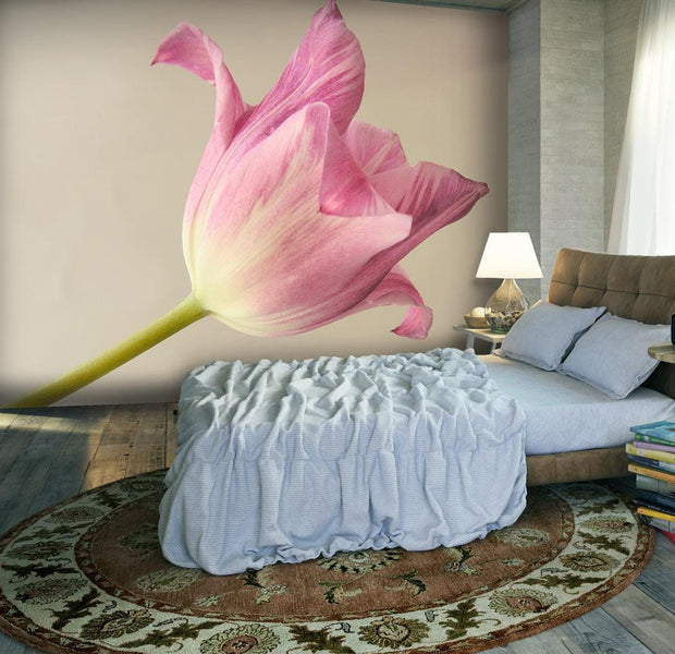 Wall mural - Pink tulip-TipTopHomeDecor
