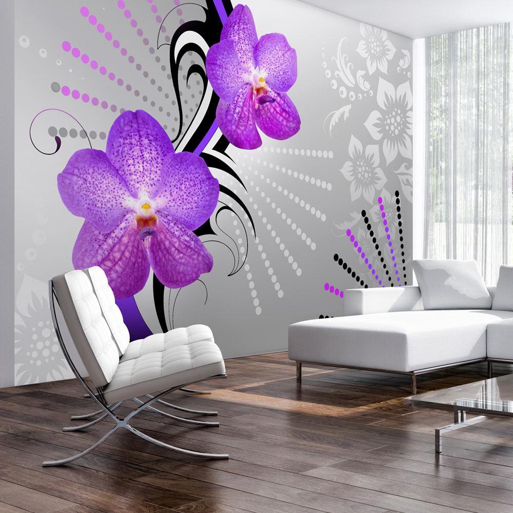 Wall mural - Purple vibrations-TipTopHomeDecor