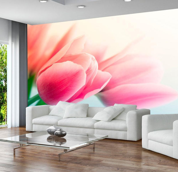 Wall mural - Spring and tulips-TipTopHomeDecor