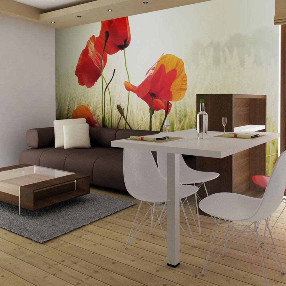 Wall mural - The beauty of wild poppies-TipTopHomeDecor