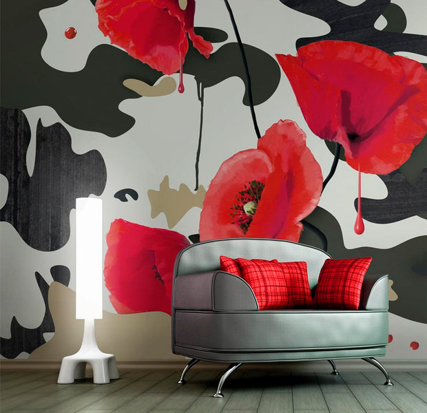 Wall mural - The flowers of war-TipTopHomeDecor
