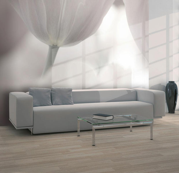 Wall mural - Tulips fine art - black and white-TipTopHomeDecor