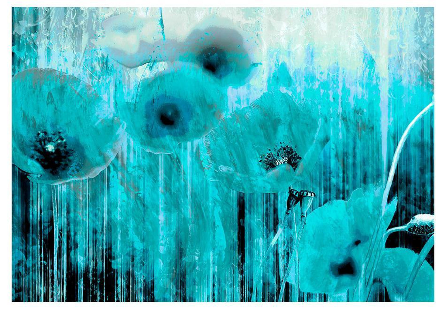 Wall mural - Turquoise madness-TipTopHomeDecor