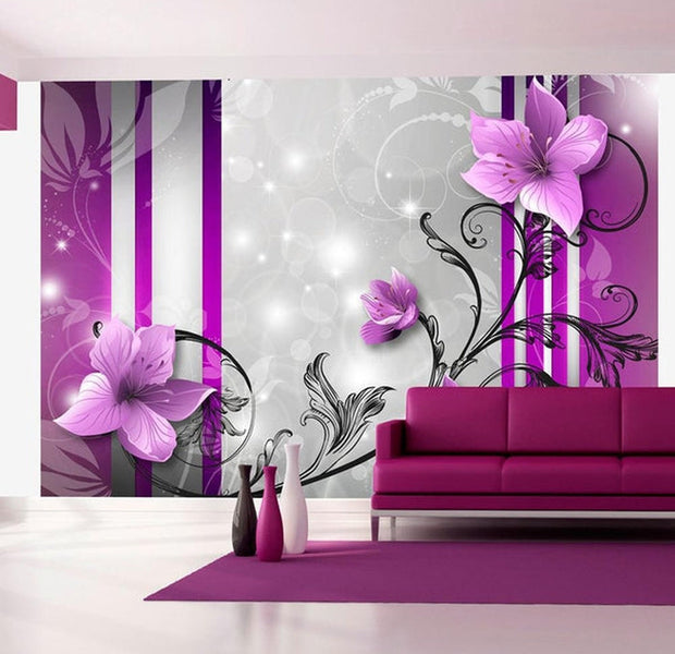 Wall mural - Violet buds-TipTopHomeDecor