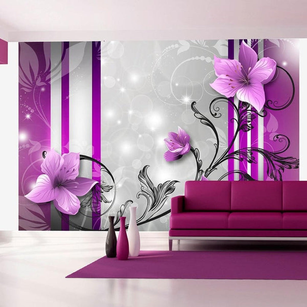 Wall mural - Violet buds-TipTopHomeDecor