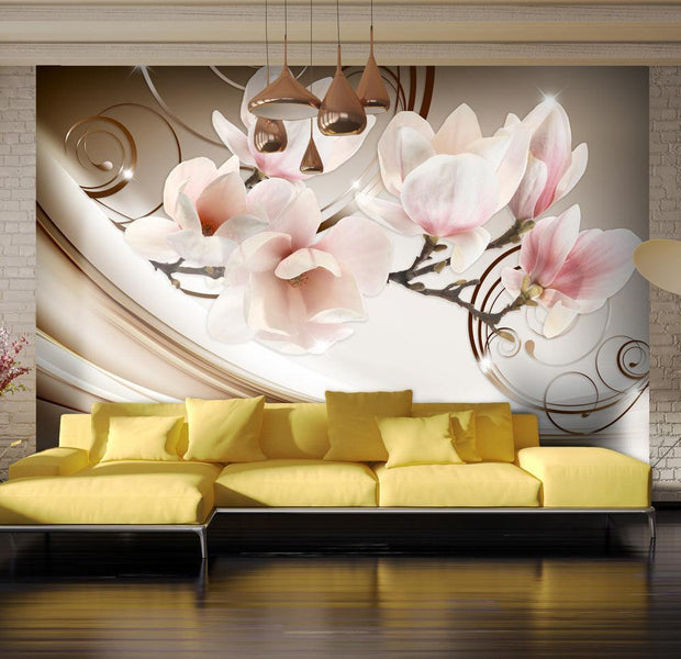 Wall mural - Waves of Magnolia-TipTopHomeDecor