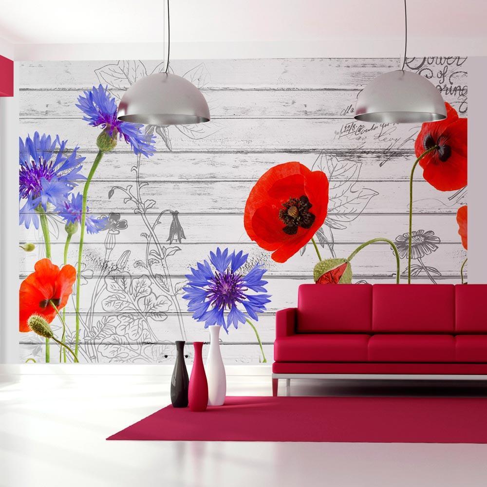 Wall mural - Wildflowers-TipTopHomeDecor