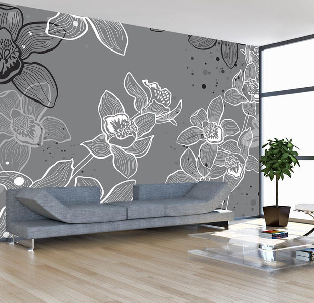 Wall mural - Winter flora-TipTopHomeDecor