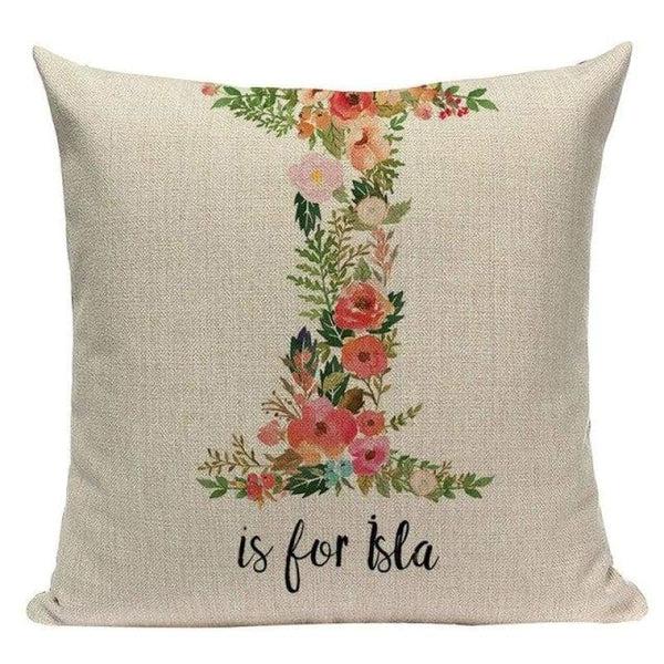 Flower Letter Cushion Covers-TipTopHomeDecor