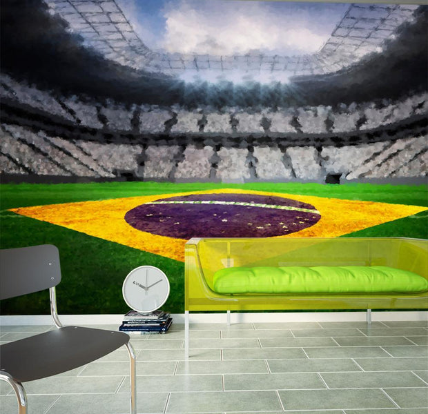 Wall mural - Brazilian stadium-TipTopHomeDecor
