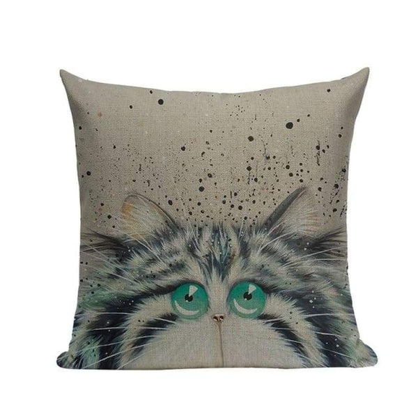 Tiptophomedecor Funky Cat Throw Pillow Covers