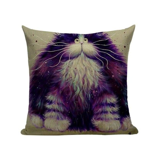 Tiptophomedecor Funky Cat Throw Pillow Covers
