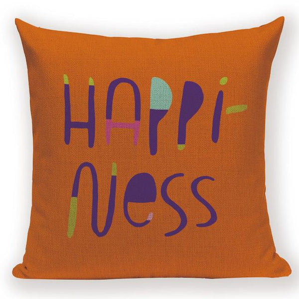 Funny Cartoon Quote Decoration Cushion Covers-TipTopHomeDecor