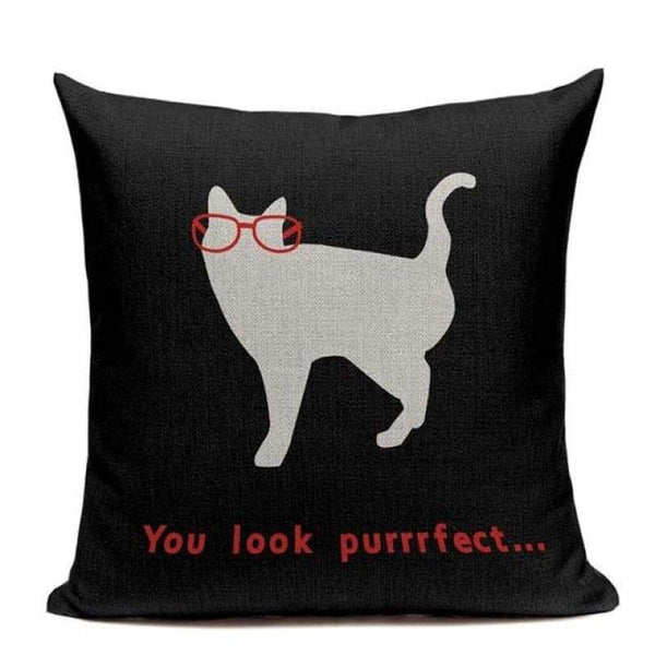 Tiptophomedecor Funny Cat Eyes Cushion Covers