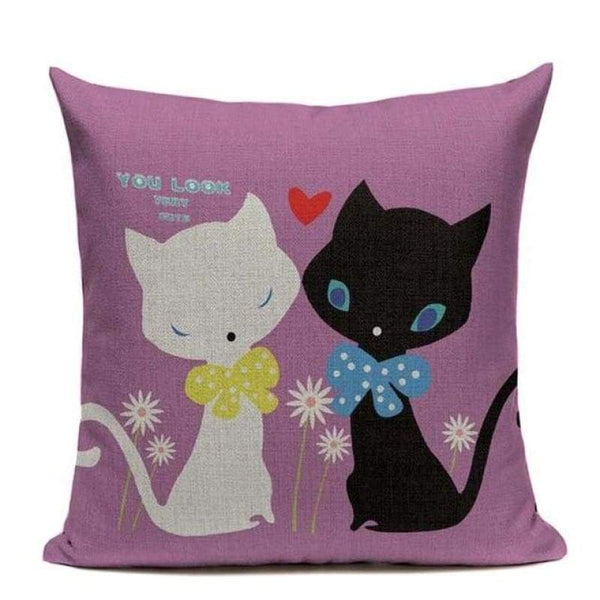 Tiptophomedecor Funny Cat Eyes Cushion Covers