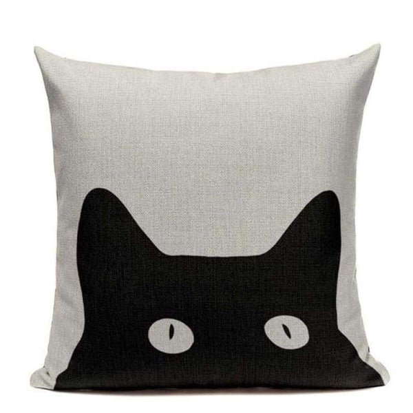 Tiptophomedecor Funny Cat Eyes Cushion Covers