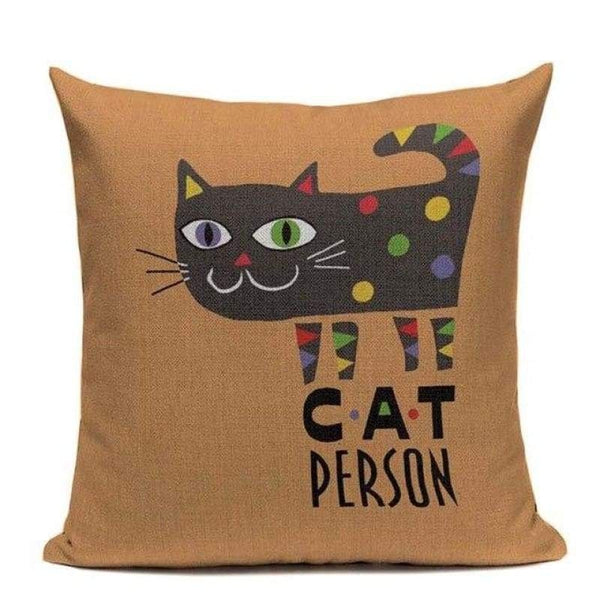 Tiptophomedecor Funny Cat Eyes Cushion Covers